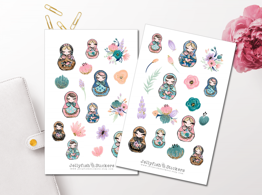 Matryoshka Sticker Set